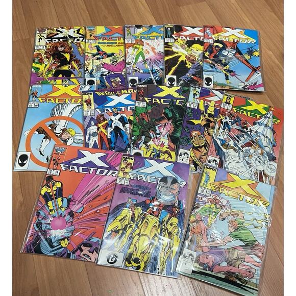 Vintage MARVEL COMICS X-FACTOR Lot Of 13 From 1986-1987 Great Condition - Picture 2 of 3